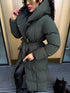 KAKI, long jacket with hood "BEST CHOICE" FC85